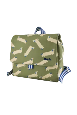 personalized preschool backpack for kids with cute patterns