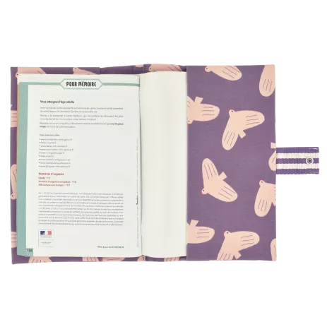 portacarnet de salud personalizado para bebé con motivos