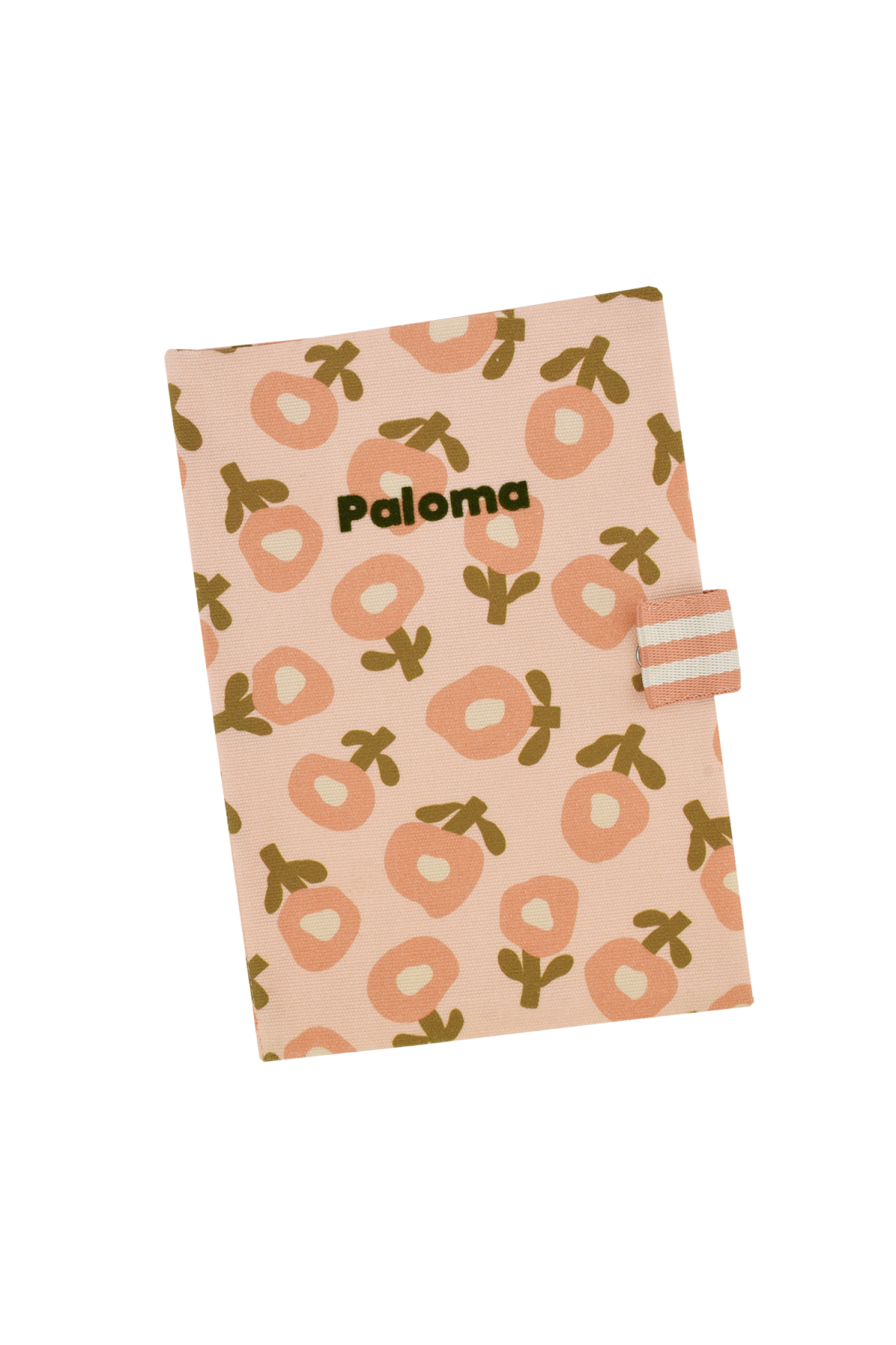 personalized baby health record book cover with patterns