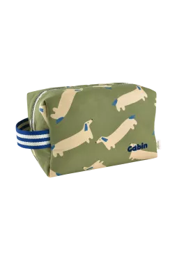 personalized children's toiletry bag with pretty patterns