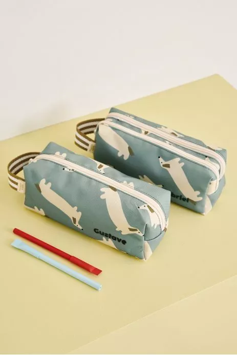 trousse à crayons pour enfant avec des motifs et personnalisable