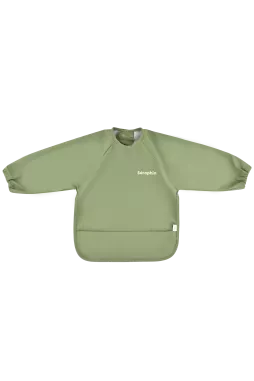 customizable coated sleeved bib for baby