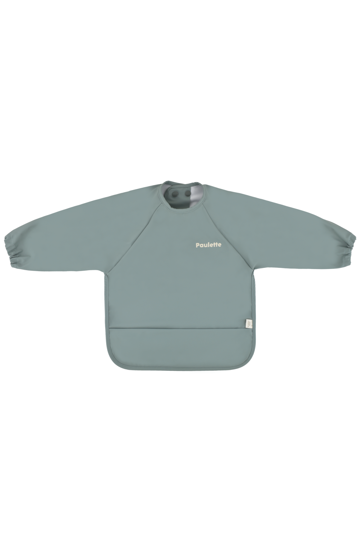 customizable coated sleeved bib for baby