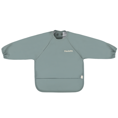 customizable coated sleeved bib for baby