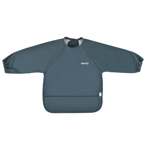 customizable coated sleeved bib for baby