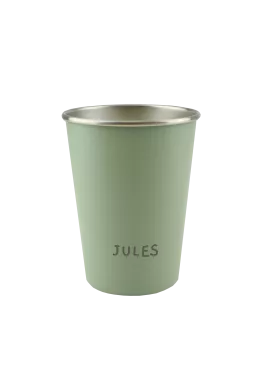 vaso infantil de acero inoxidable personalizable