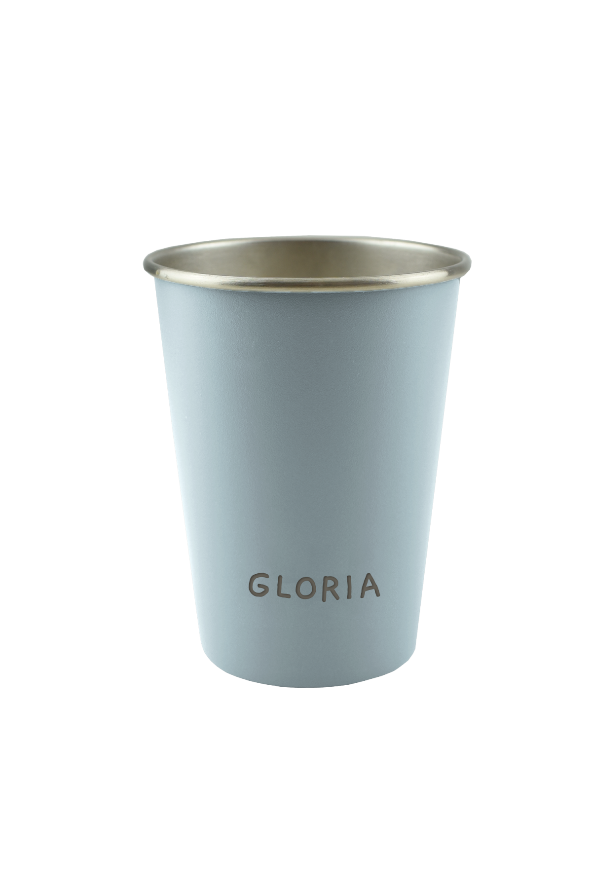 vaso infantil de acero inoxidable personalizable