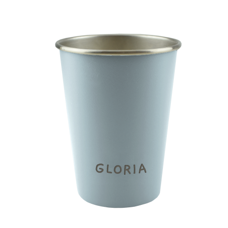 vaso infantil de acero inoxidable personalizable
