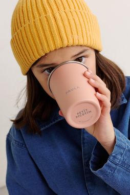 vaso infantil de acero inoxidable personalizable