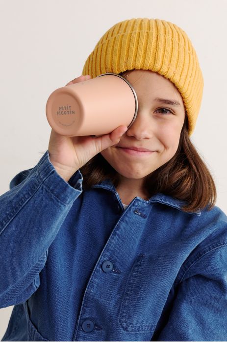 vaso infantil de acero inoxidable personalizable