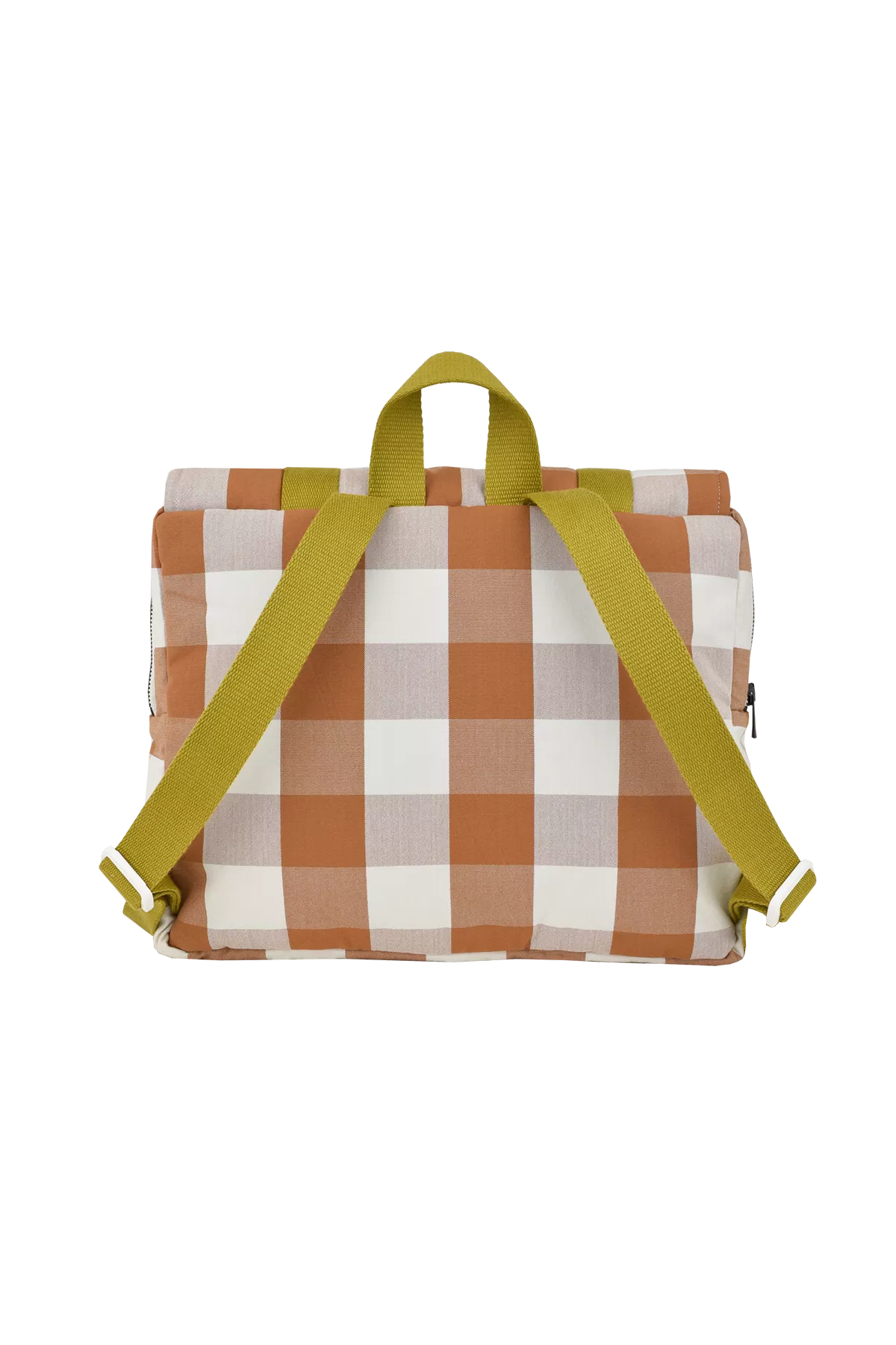 cartable maternelle enfant en coton à carreaux et personnalisable