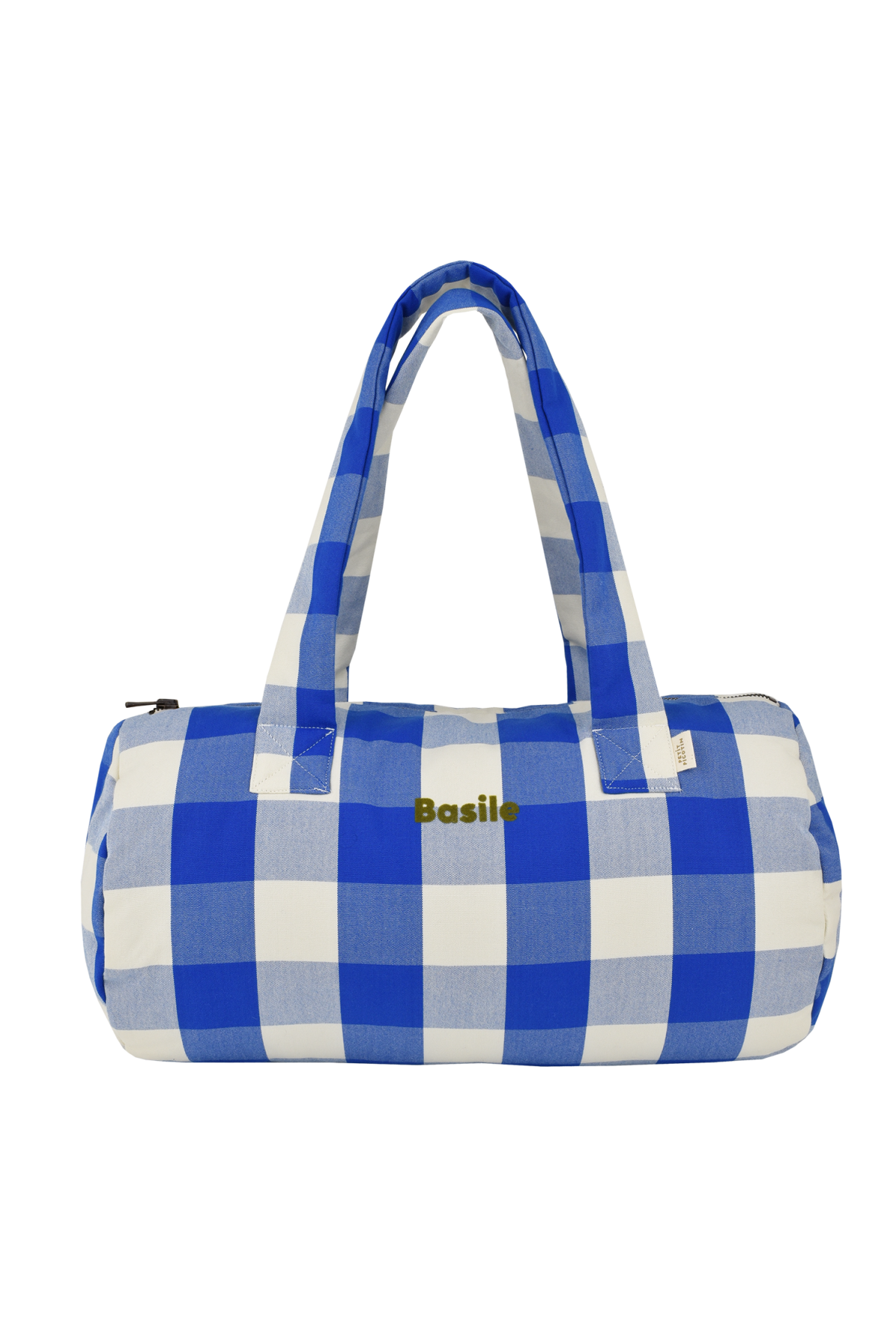 bolsa bowling infantil de algodón a cuadros personalizable