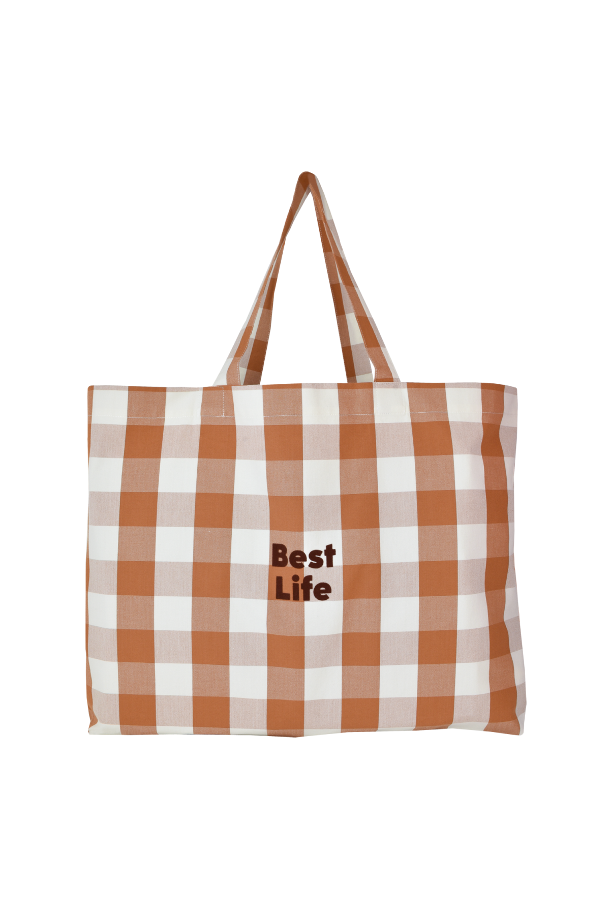 grand sac cabas personnalisable à carreaux