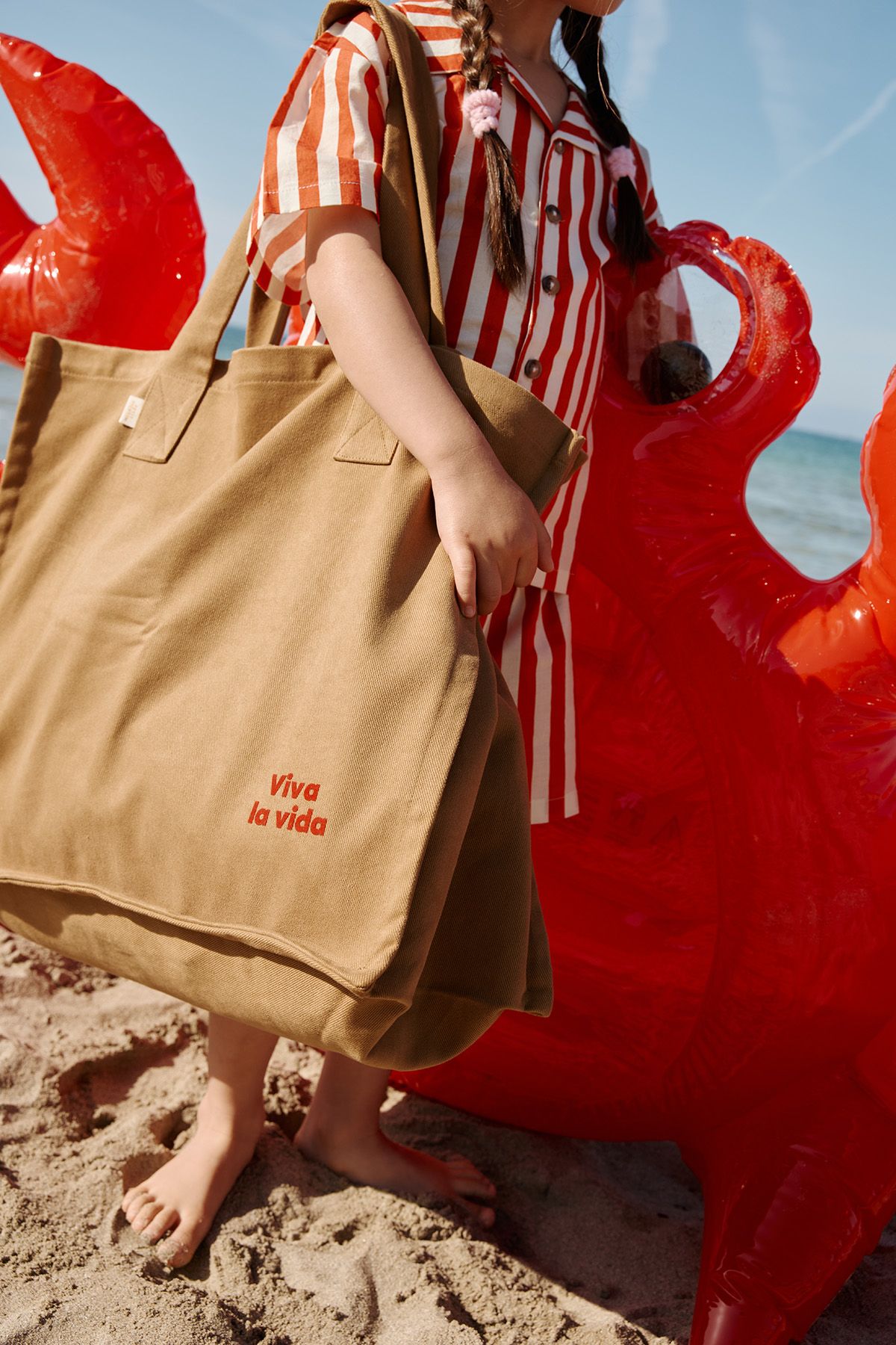 Bolsa grande de algodón personalizada para niños y padres