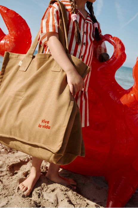Bolsa grande de algodón personalizada para niños y padres