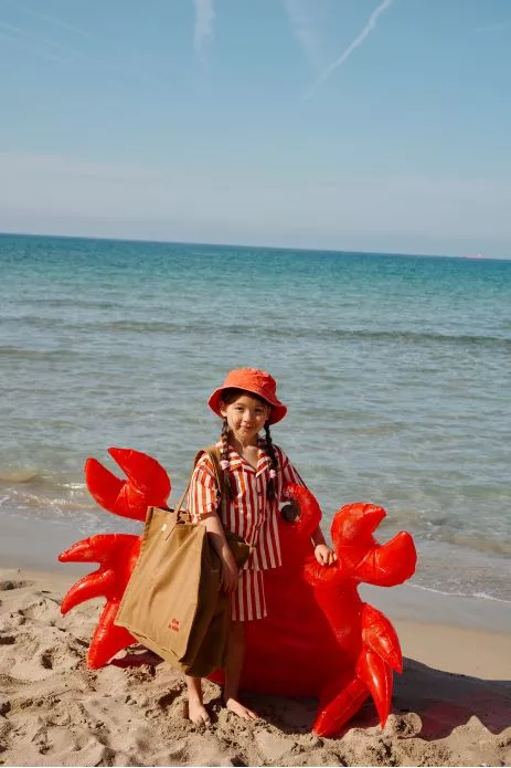 grand cabas en coton personnalisé enfant parent
