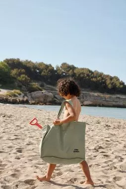 grand cabas en coton personnalisé enfant parent