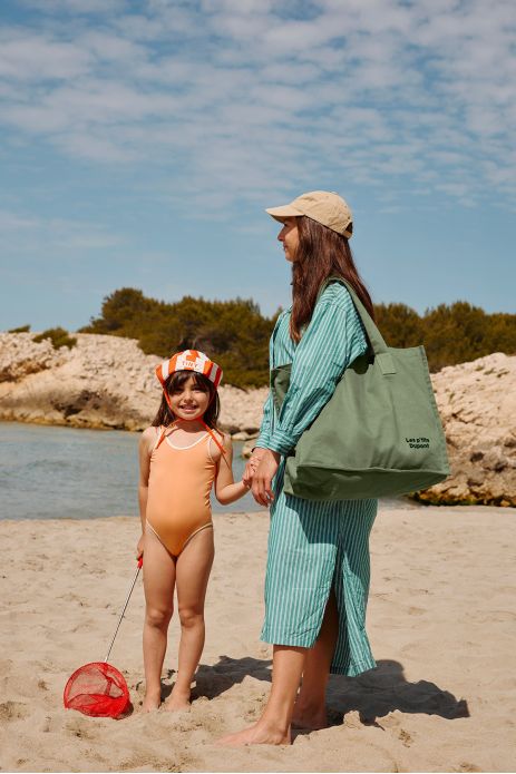 gran bolsa tote de algodón personalizada niño adulto