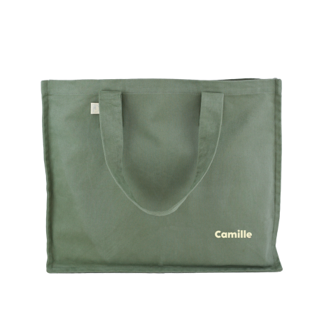 gran bolso de algodón personalizado para niño y adulto