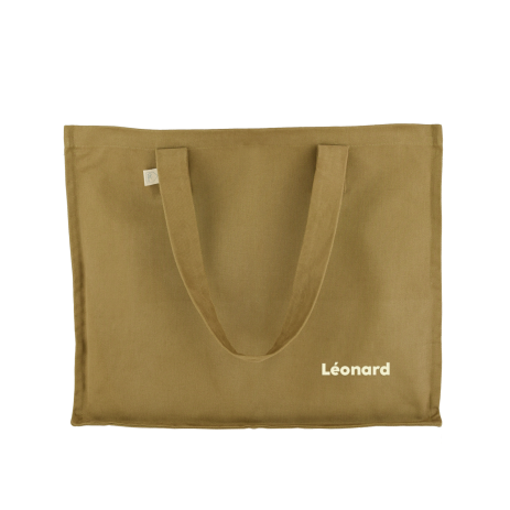 Bolsa grande de algodón personalizada para niños y padres