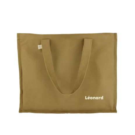 grand cabas en coton personnalisé enfant parent