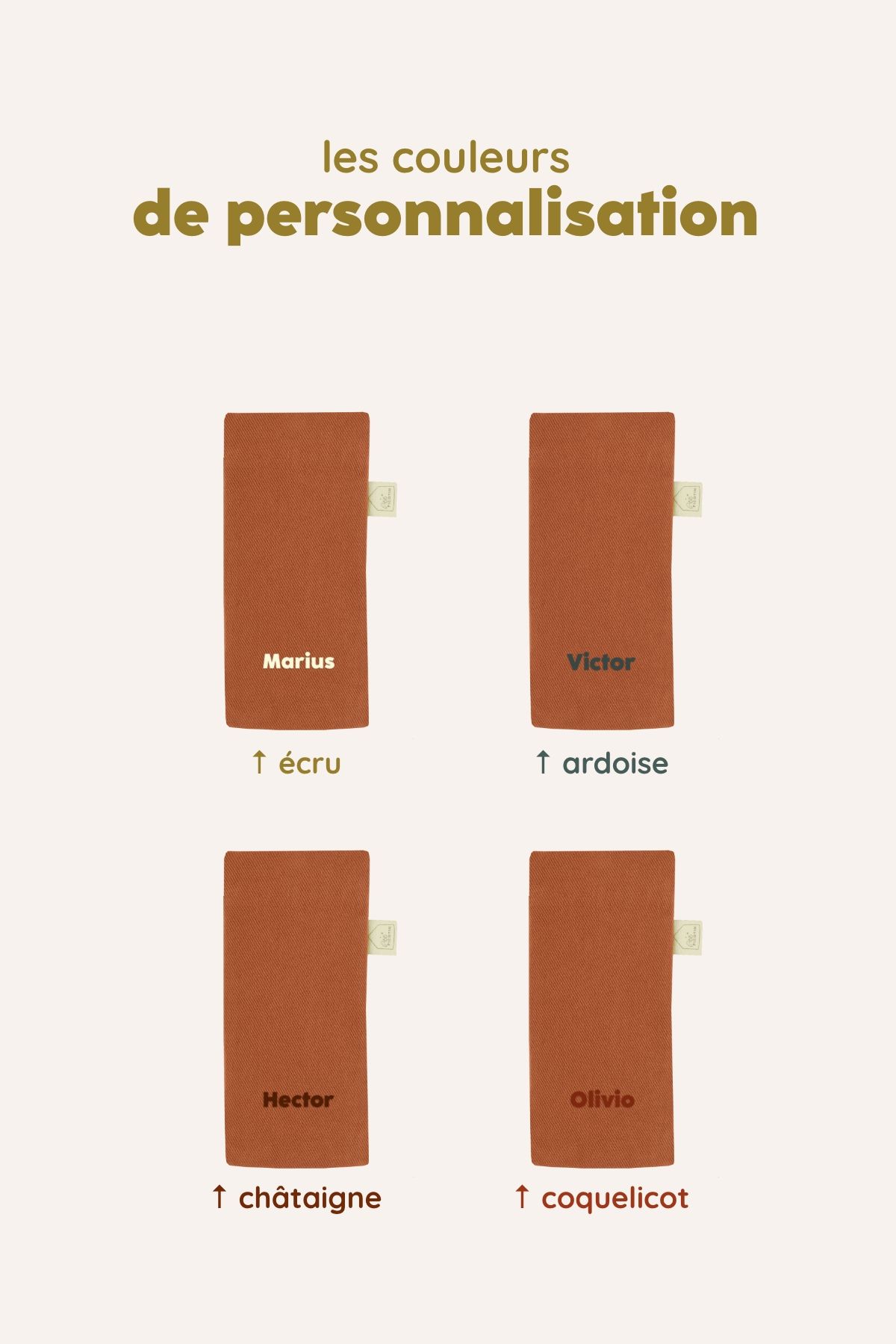 joli étui à lunettes personnalisé pour enfant et adulte