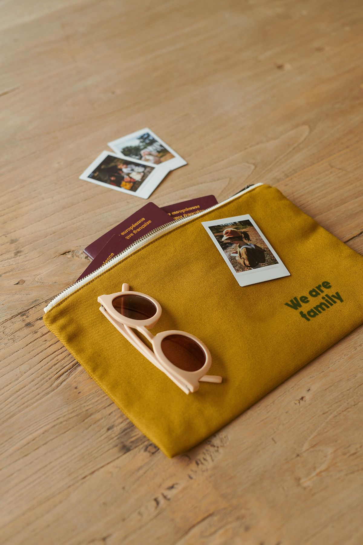 bolsa grande con cremallera de algodón personalizable