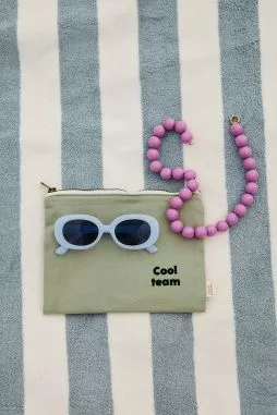 petite pochette unie avec zip à personnaliser