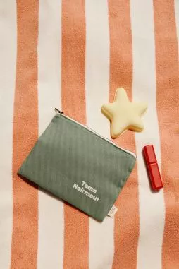 pequeña bolsita lisa con cremallera para personalizar