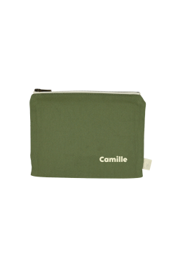 plain zip pouch to personalize