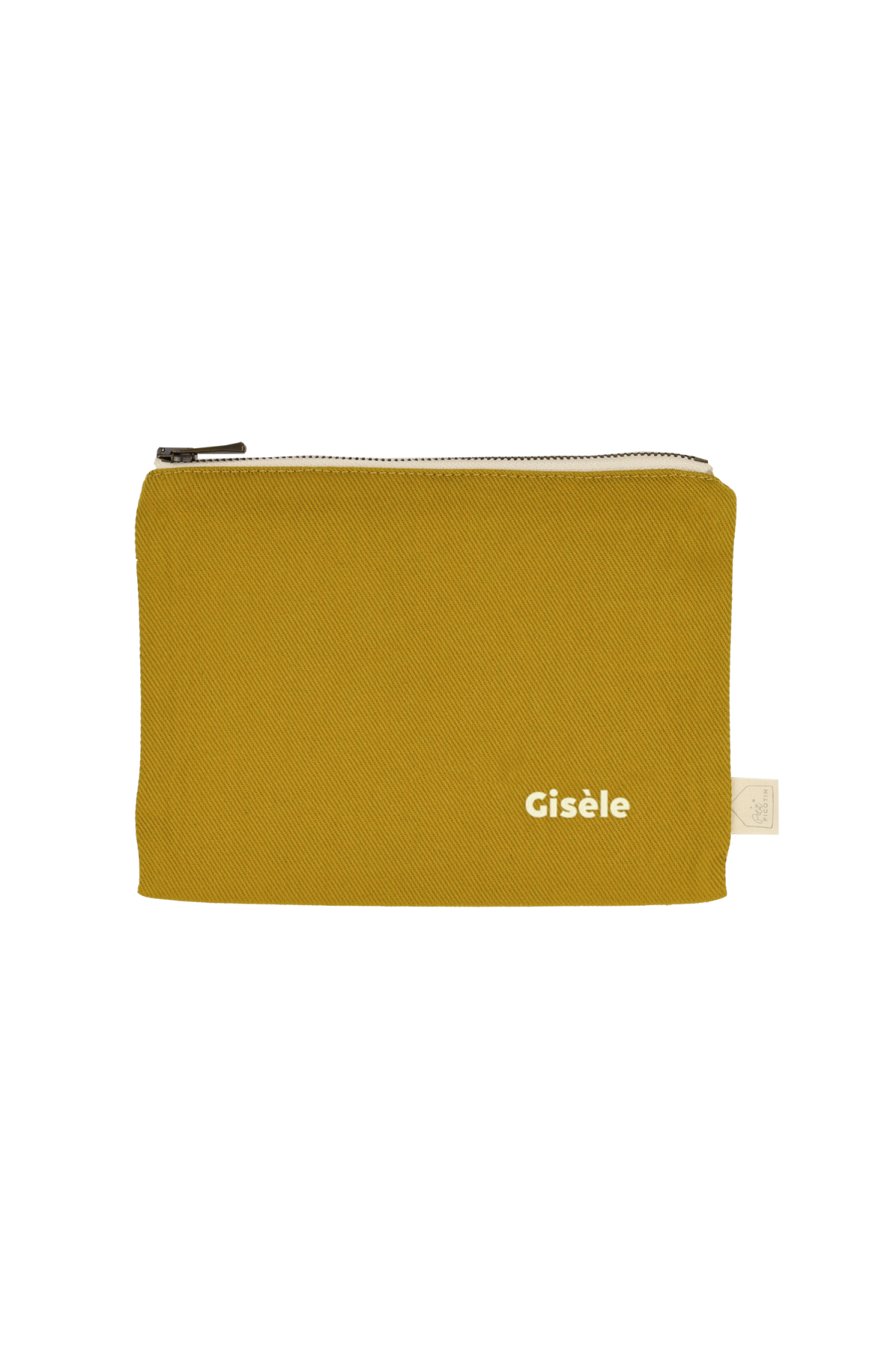 plain zip pouch to personalize