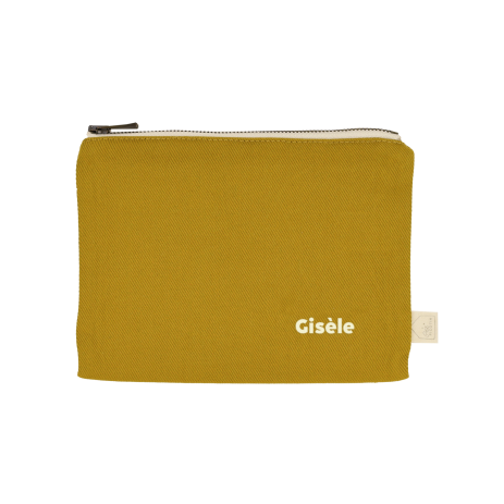 plain zip pouch to personalize