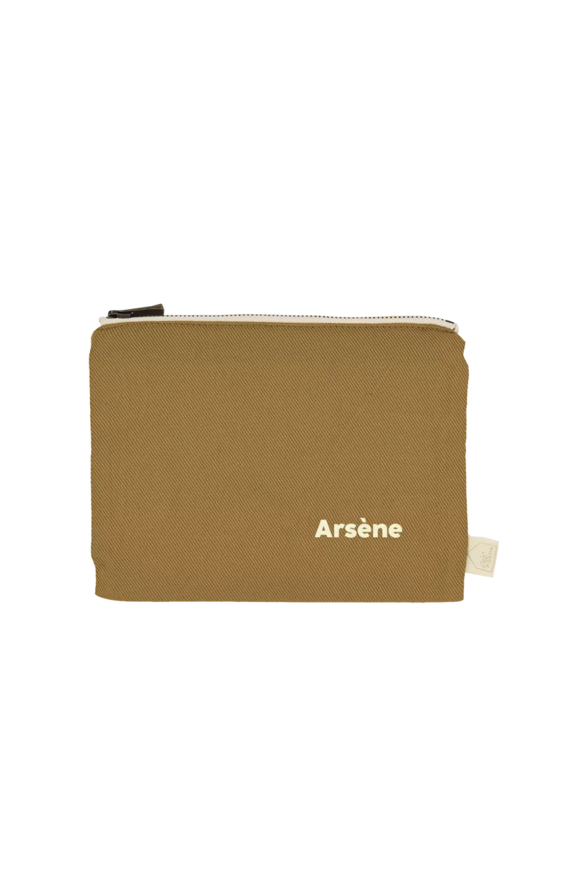 petite pochette unie avec zip à personnaliser