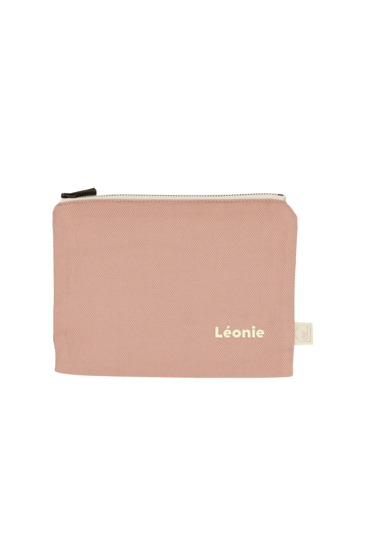 pequeña bolsita lisa con cremallera para personalizar