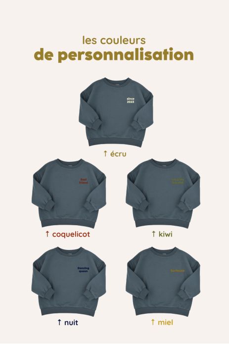 cute unisex plain cotton children's sweatshirt, customizable