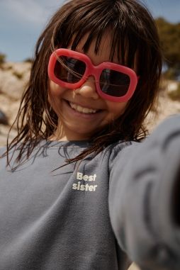 cute unisex plain cotton children's sweatshirt, customizable