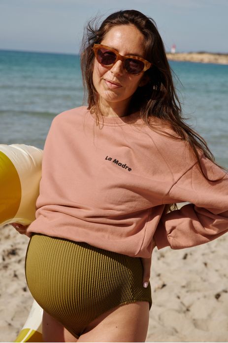 joli sweat uni personnalisable en coton pour femme