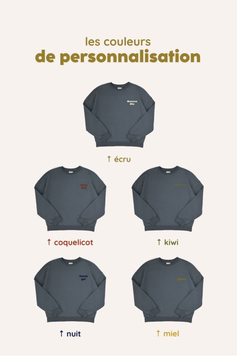 lovely plain personalizable cotton sweatshirt for women