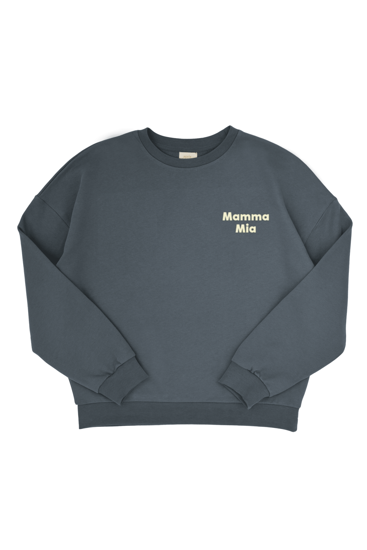 bonita sudadera lisa personalizable de algodón para mujer