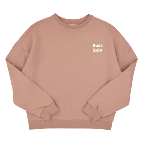 Bonita sudadera lisa de algodón personalizable para mujer