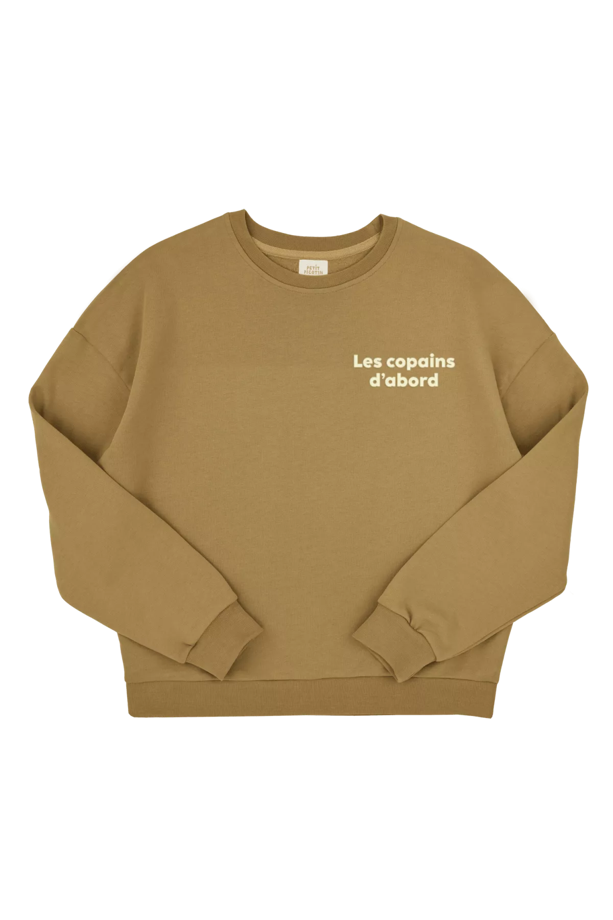 Bonita sudadera lisa de algodón personalizable para mujer