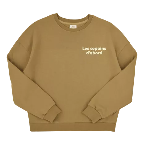 Bonita sudadera lisa de algodón personalizable para mujer
