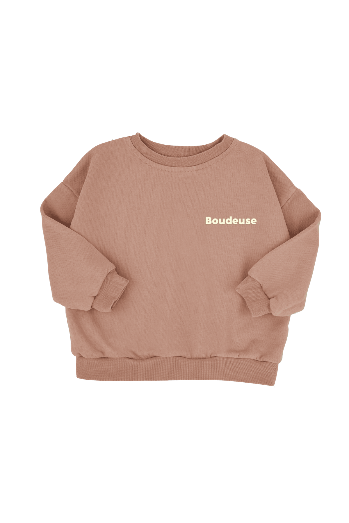 bonita sudadera infantil de algodón mixta lisa personalizable