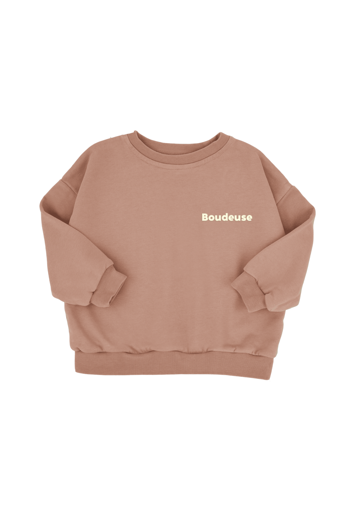 joli sweat enfant coton mixte uni personnalisable