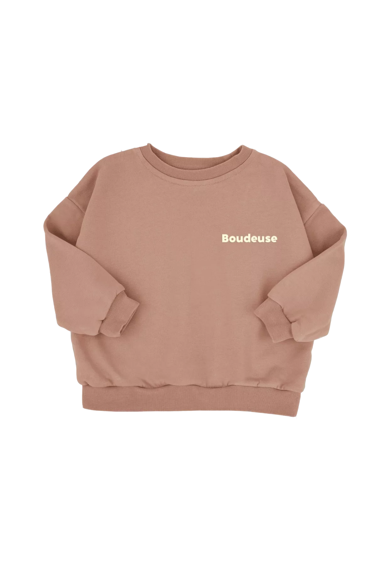 joli sweat enfant coton mixte uni personnalisable