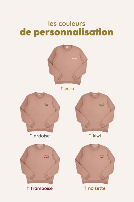 nice personalizable men's cotton sweatshirt