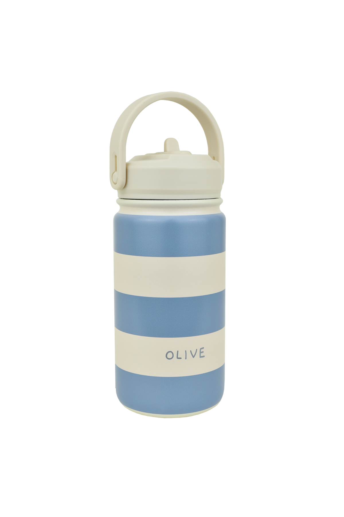 bonita cantimplora de rayas personalizable para niños