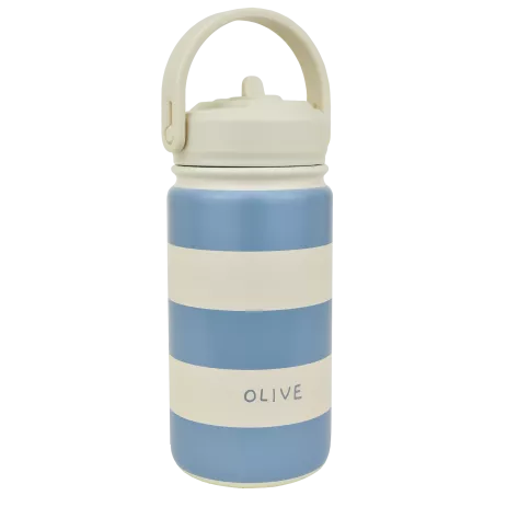 jolie gourde à rayures enfant personnalisable