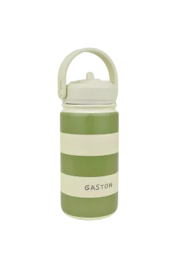 bonita cantimplora de rayas personalizable para niños
