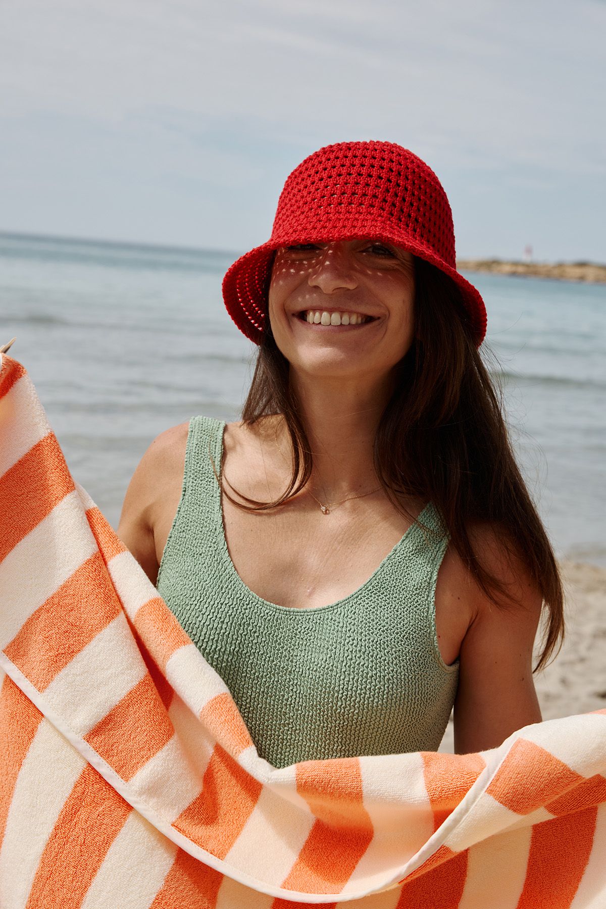 grande serviette de bain adulte rayée pour plage piscine bain